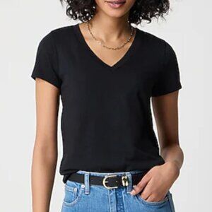 J.Crew Short-Sleeve Vintage Linen V-Neck Tee – Great Condition